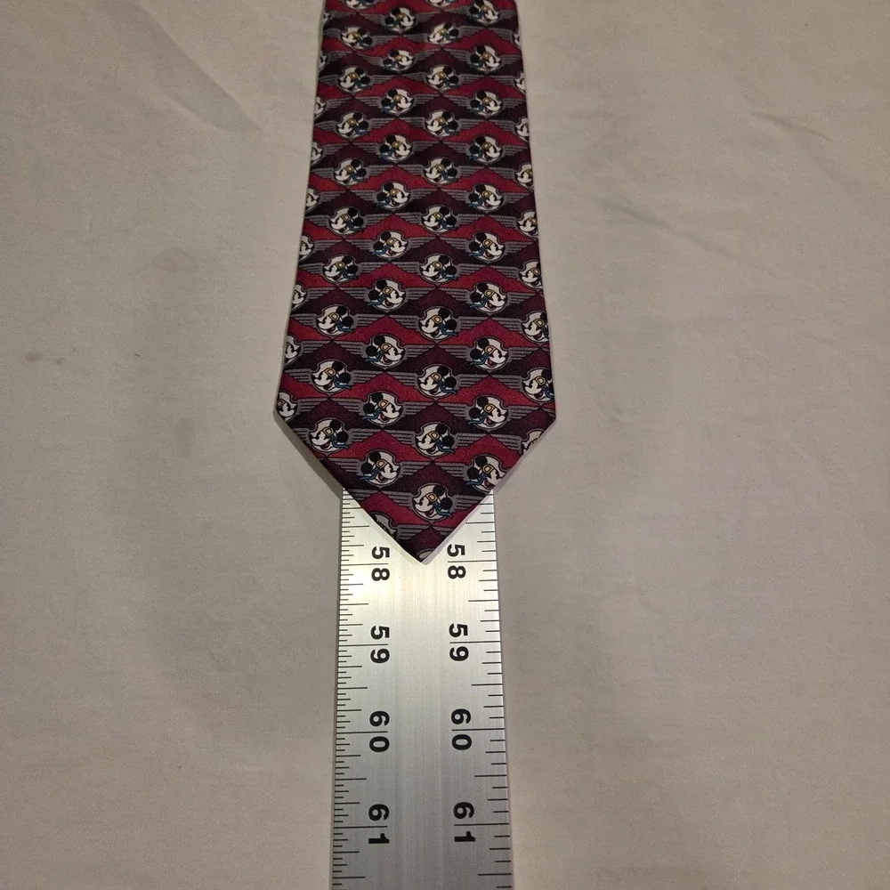 Disney Mickey Unlimited Men's Neck Tie‎ Pilot Mickey Mouse